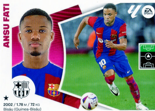 Barcelona - #19 BIS - COLOCA - ANSU FATI - Panini Liga Este 2024/2025 - 4th Edition - World Trading Cards - Football Card - RAW Sticker