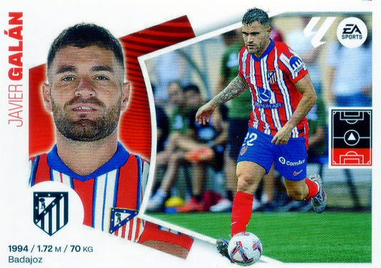 Atl. de Madrid - #12 BIS - Galán - 2024/2025 - Panini Liga Este - 4th Edition - World Trading Cards - Football Card - RAW Sticker