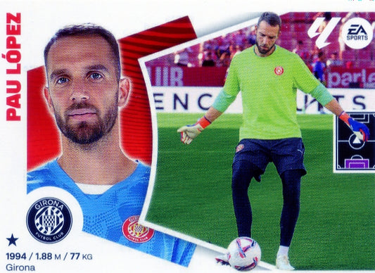 Girona - #4 BIS - Pau Lopez - 2024/2025 - Panini Liga Este - 4th Edition - World Trading Cards - Football Card - RAW Sticker