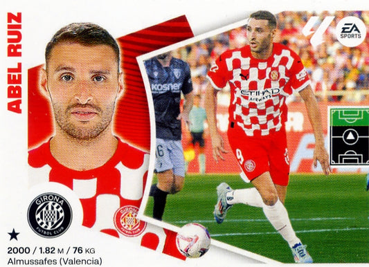 Girona - Abel Ruiz - Panini Liga Este 2024/2025 - LATEST SIGNINGS - #43 - 4th Edition - World Trading Cards - Football Card - RAW Sticker