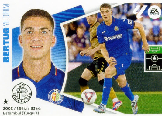Getafe - LATEST SIGNINGS - #49 - Bertuğ - 2024/2025 - Panini Liga Este - 4th Edition - World Trading Cards - Football Card - RAW Sticker