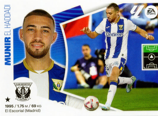 Leganes - ÚLTIMOS FICHAJES - #53 - Munir - 2024/2025 - Panini Liga Este - 4ª Edición - World Trading Cards - Tarjeta Fútbol - Cromo RAW