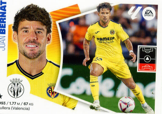 Villarreal - LATEST SIGNINGS - #60 - Bernat - 2024/2025 - Panini Liga Este - 4th Edition - World Trading Cards - Football Card - RAW Sticker