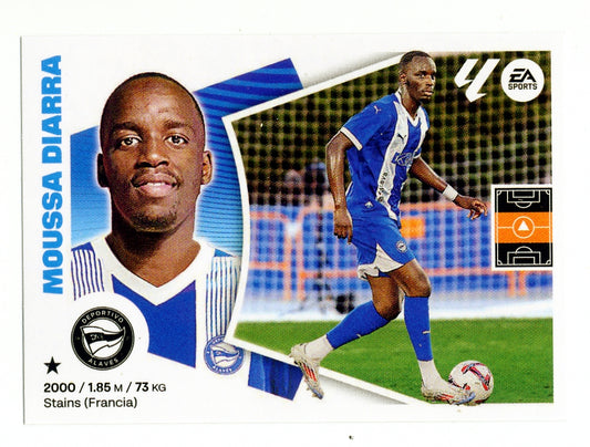 Alavés - #15 - Moussa Diarra - Panini Liga Este 2024/2025 - 1st Edition - World Trading Cards - Soccer Card - Raw Sticker