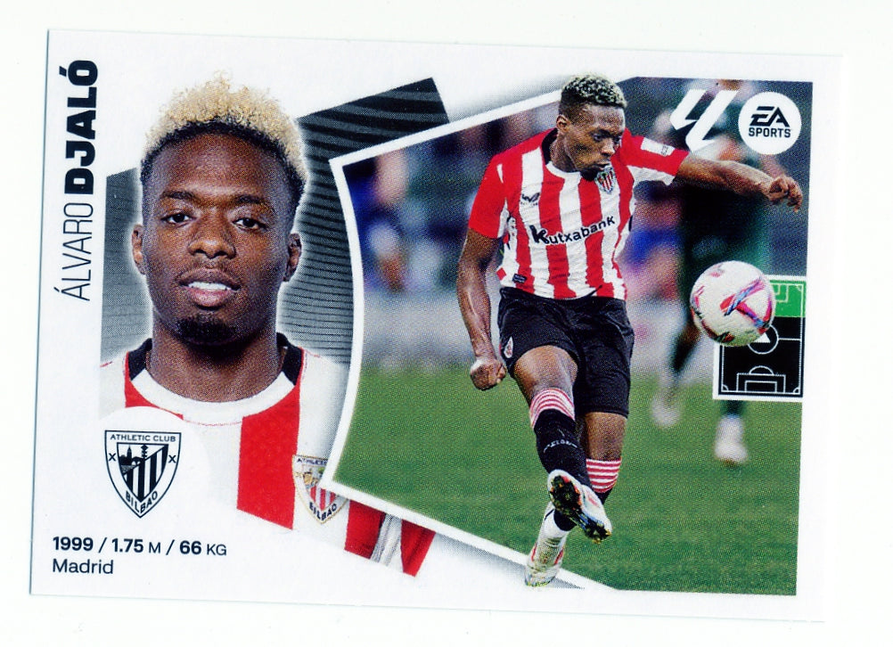 Athletic Club - ÚLTIMOS FICHAJES - #03- DJALO - Panini Liga Este 2024/2025 - 2ª Edición - World Trading Cards - Tarjeta Fútbol - Cromo RAW