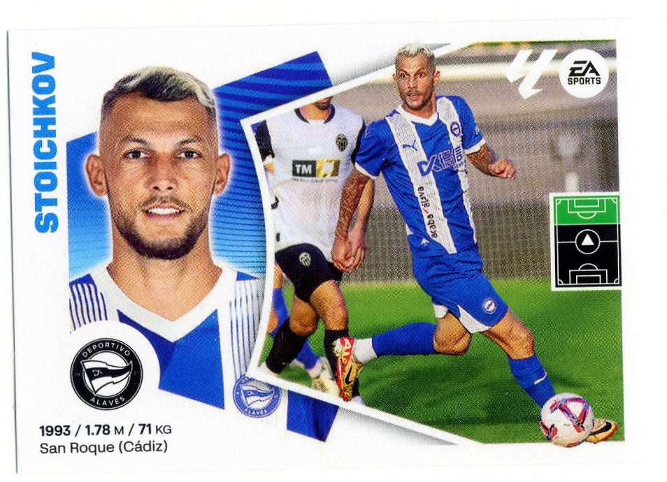 Alavés - ÚLTIMOS FICHAJES - #05 - Stoichkov - Panini Liga Este 2024/2025 - 4ª Edición - World Trading Cards - Tarjeta Fútbol - Cromo RAW