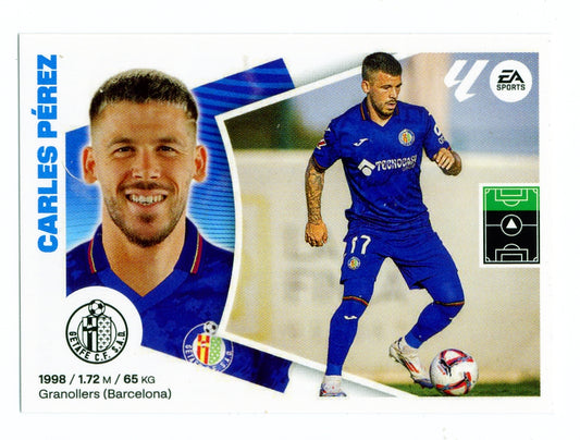 Getafe - LATEST SIGNINGS - #16 - Carles Pérez - 2024/2025 - Panini Liga Este - 2nd Edition - World Trading Cards - Football Card - RAW Sticker