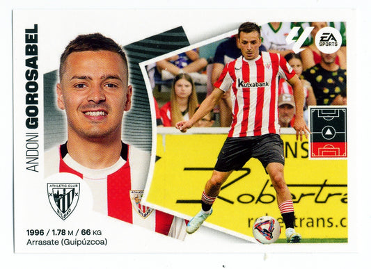 Athletic Club - LATEST SIGNINGS - #18 - GOROSABEL - Panini Liga Este 2024/2025 - 2nd Edition - World Trading Cards - Football Card - RAW Sticker