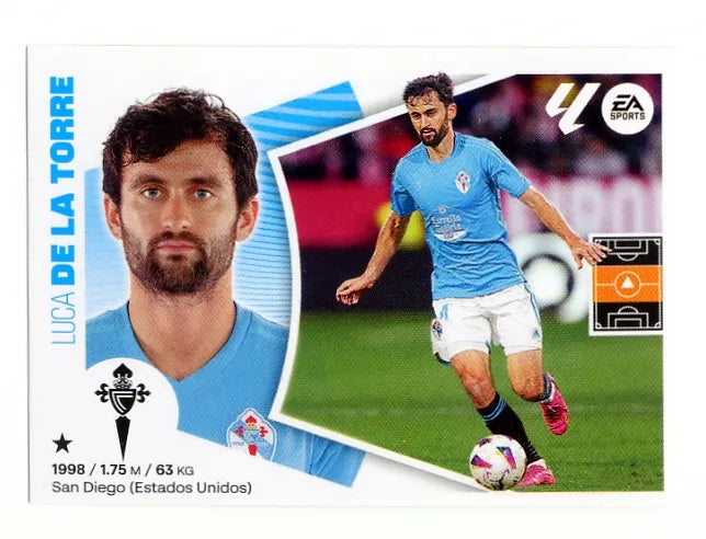 Liga Este-2024-25-Panini-Cromo Trading Card Fútbol-   la Torre-Celta-13-Básico
