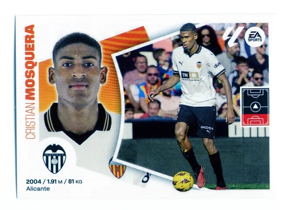 panini calcio2004 9枚セット Liga Este-2024-25-Panini-Sticker- Mosquera- Valencia-9A