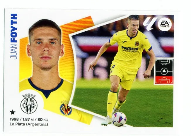 Liga Este-2024-25-Panini-Cromo Trading Card Fútbol- Foyth- Villarreal-5-Básico