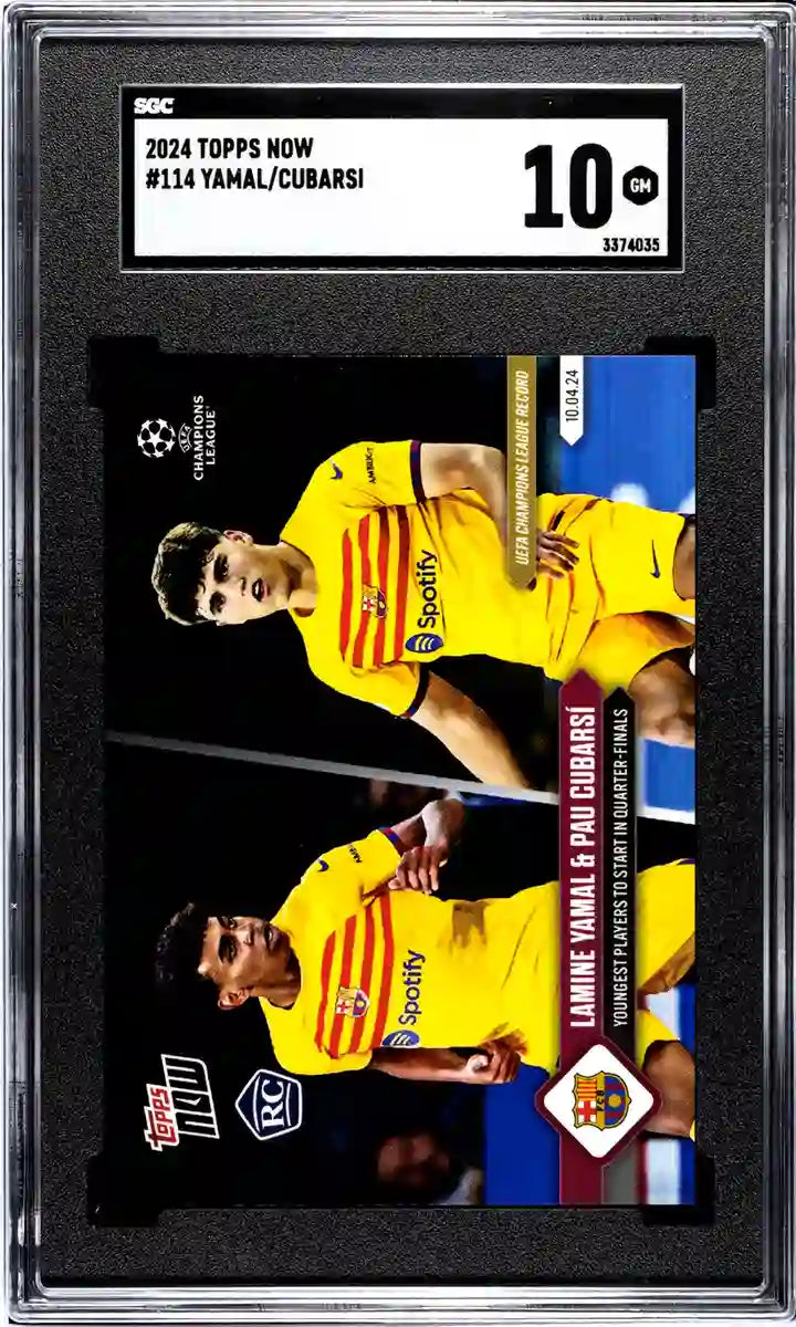 Lionel Messi - 2024 - Topps Now MLS - #70 - Inter Miami - SGC 10 - Blue - Numbered 19/49 - World Trading Cards - Soccer Card - Chrome Graded