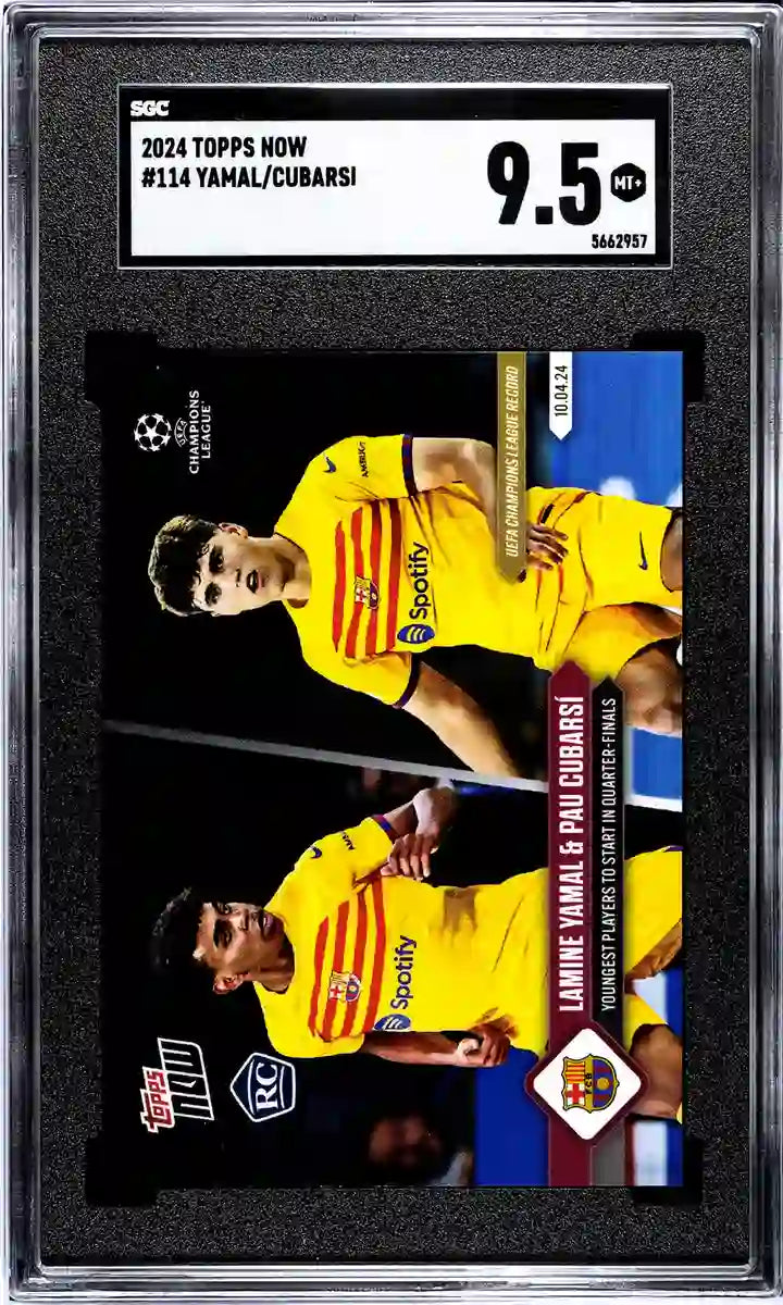 Lionel Messi - 2024 - Topps Now MLS - #70 - Inter Miami - SGC 10 - Blue - Numbered 19/49 - World Trading Cards - Soccer Card - Chrome Graded