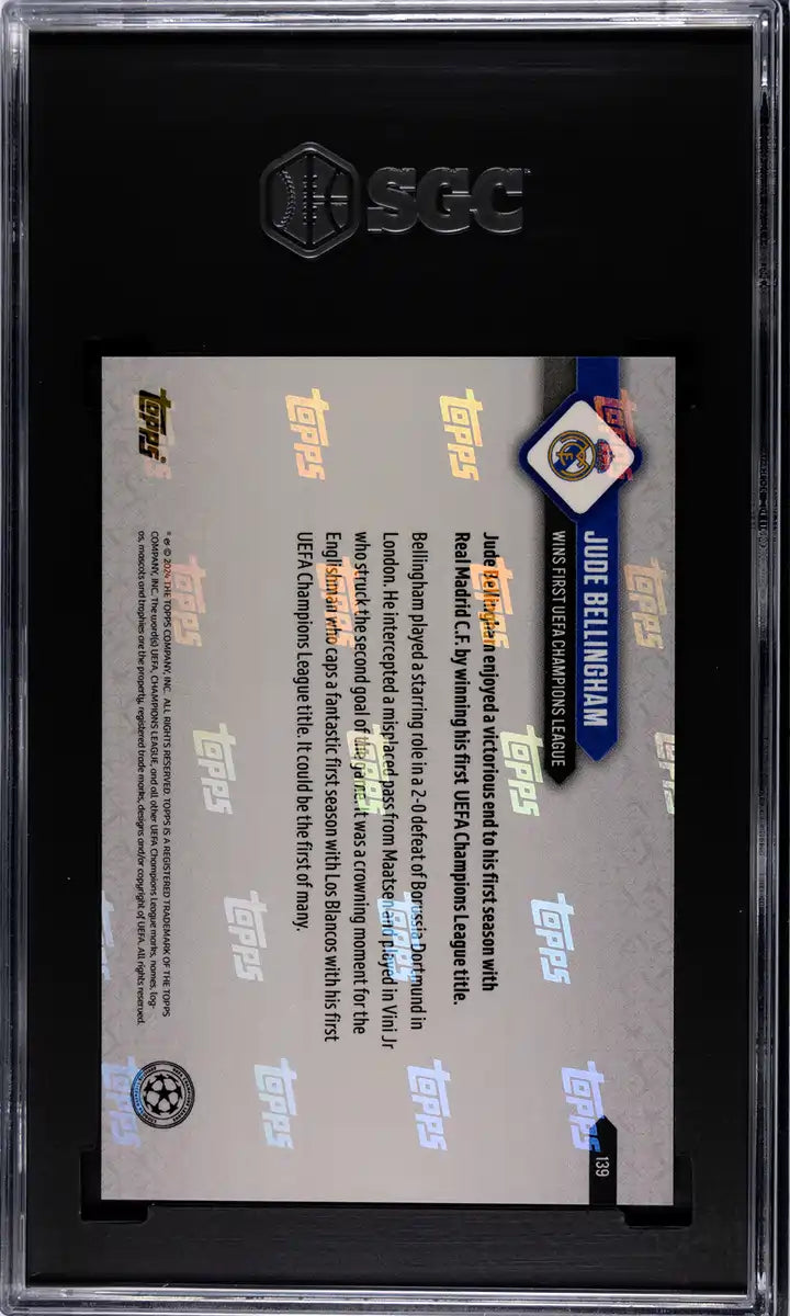 Lionel Messi - 2024 - Topps Now MLS - #70 - Inter Miami - SGC 10 - Blue - Numbered 19/49 - World Trading Cards - Soccer Card - Chrome Graded