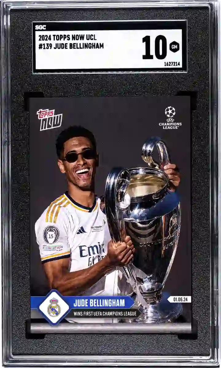 Lionel Messi - 2024 - Topps Now MLS - #70 - Inter Miami - SGC 10 - Blue - Numbered 19/49 - World Trading Cards - Soccer Card - Chrome Graded