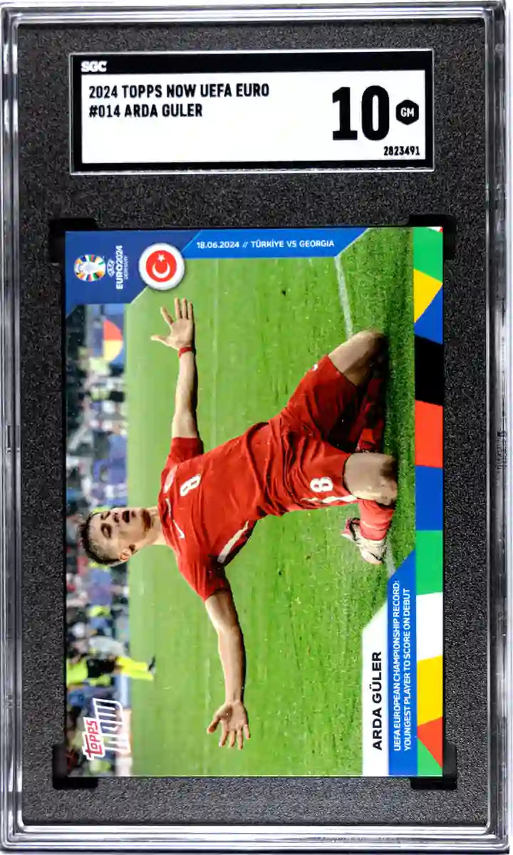 Lionel Messi - 2024 - Topps Now MLS - #70 - Inter Miami - SGC 10 - Blue - Numbered 19/49 - World Trading Cards - Soccer Card - Chrome Graded