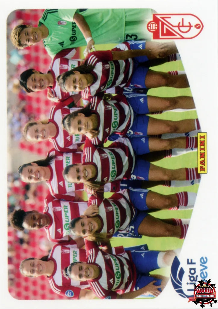 Cromo Trading Card Fútbol-Formación Granada CF-Granada CF-Panini Liga F Moeve 2025-2026-203-Basico