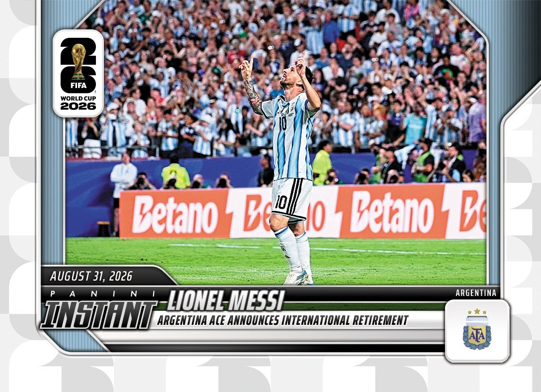 PIWC256 | Panini | FIFA World Cup | 2026 | PANINI INSTANT | Lionel Messi | Base | Exclusive USA | Limited Editions