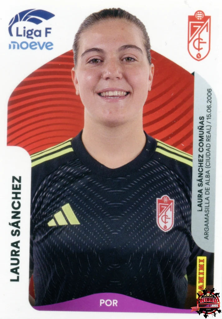 Cromo Trading Card Fútbol-Laura Sánchez-Granada CF-Panini Liga F Moeve 2025-2026-205-Basico