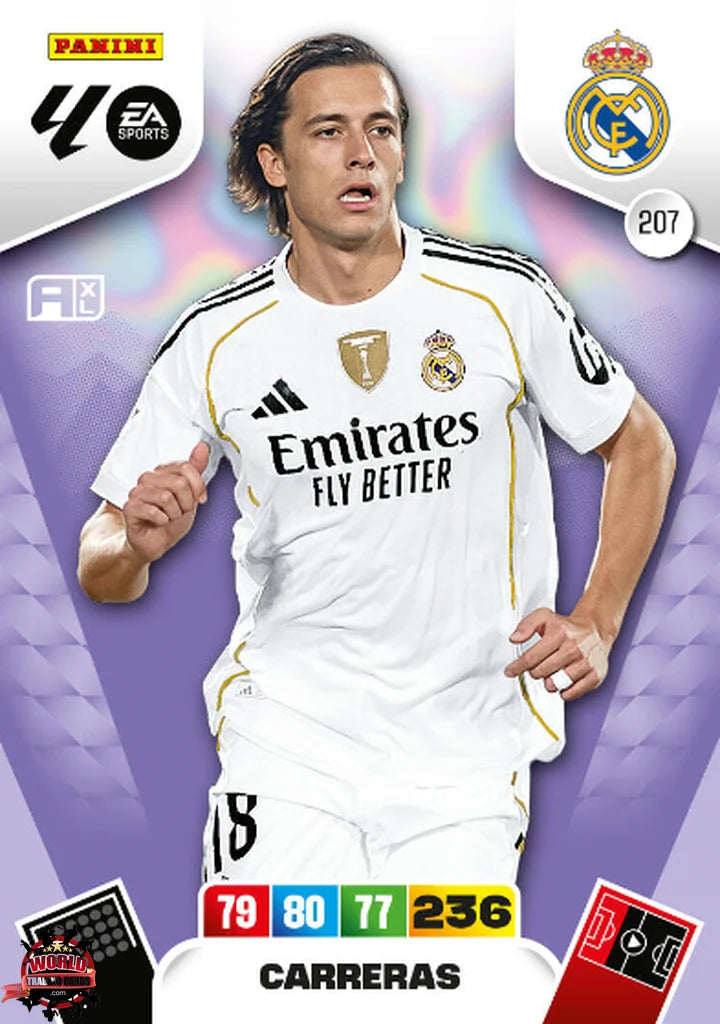 #207 | Adrenalyn XL | La Liga | 2025-2026 | Carreras | Real Madrid | Basico
