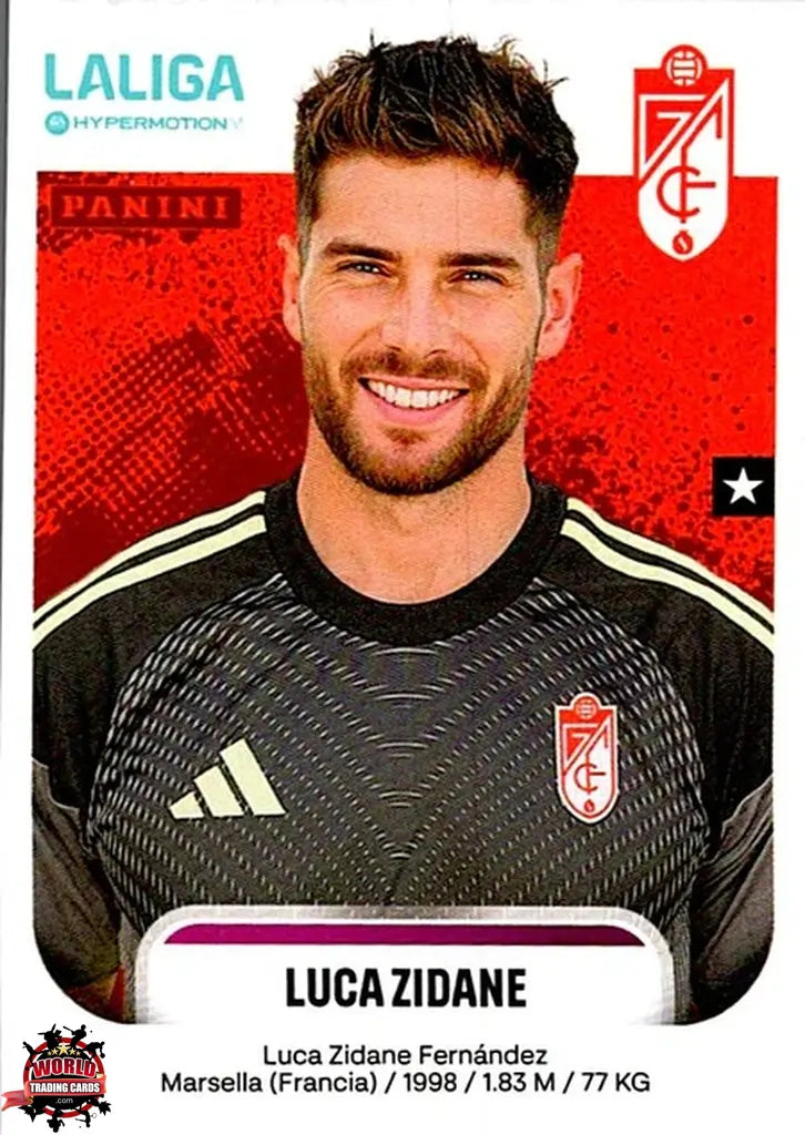 Cromo Trading Card Fútbol-Luca Zidane-Granada CF-Panini La Liga HypermotionV 2025-2026-213-Basico