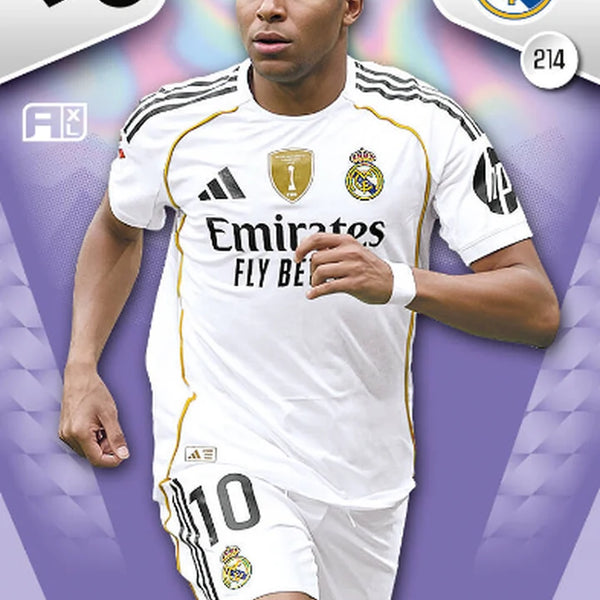 Football Trading Card-Mbappé-Real Madrid-Panini Adrenalyn XL 2025