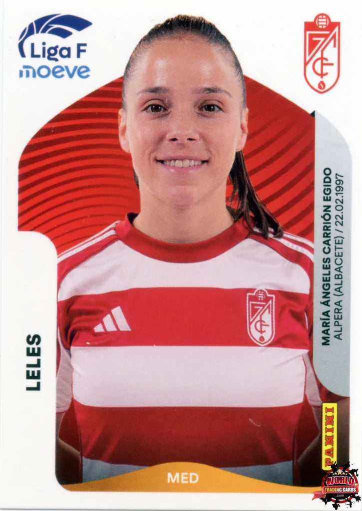 Cromo Trading Card Fútbol-Leles-Granada CF-Panini Liga F Moeve 2025-2026-214-Basico