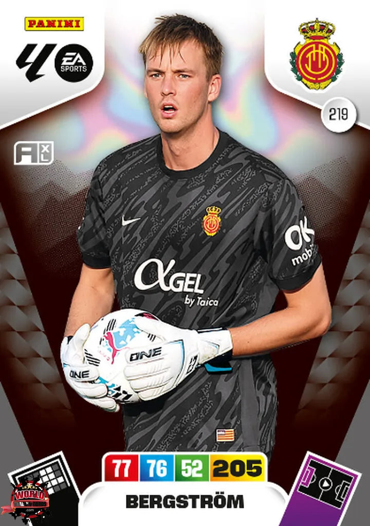#219 | Adrenalyn XL | La Liga | 2025-2026 | Bergström | RCD Mallorca | Basico