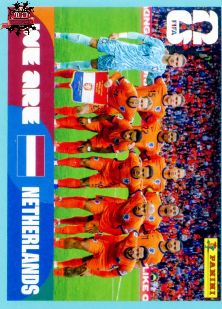#NED013 | Panini | Fifa World Cup Stickers | 2026 | Team Photo | Netherlands | Base - International version