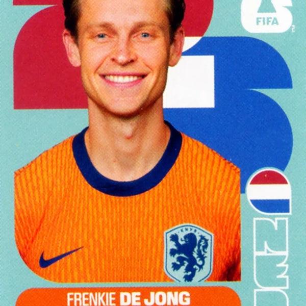 Football Trading Card-Frenkie de Jong-Netherlands-Panini Fifa