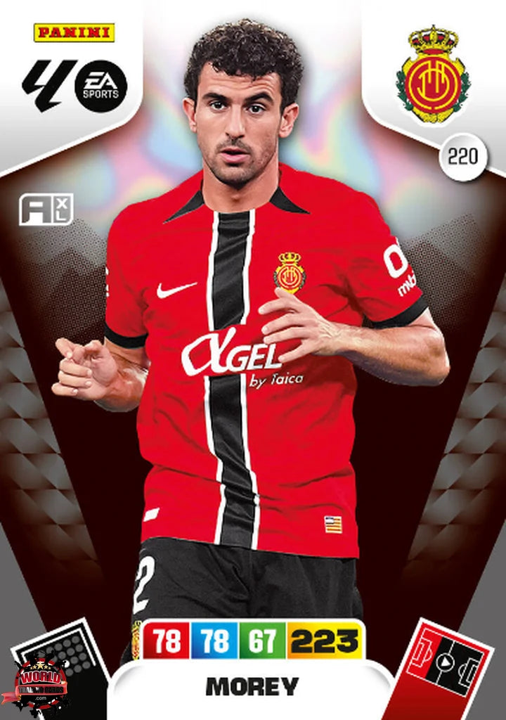 #220 | Adrenalyn XL | La Liga | 2025-2026 | Morey | RCD Mallorca | Basico