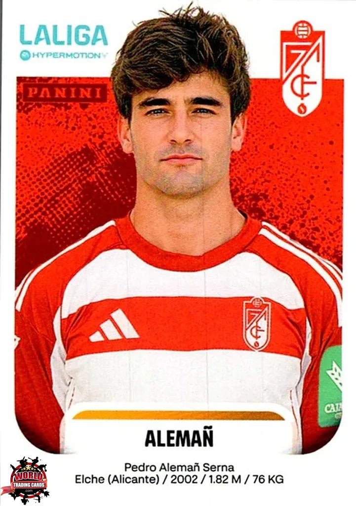 Cromo Trading Card Fútbol-Alemañ-Granada CF-Panini La Liga HypermotionV 2025-2026-224-Basico