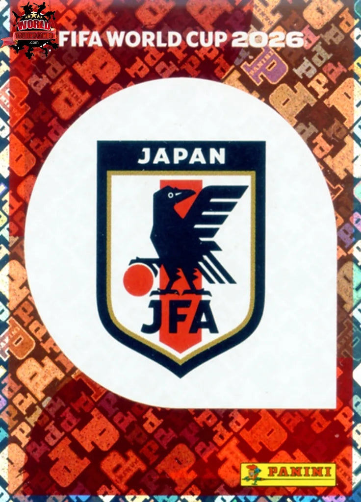 #JPN001 | Panini | Fifa World Cup Stickers | 2026 | Emblem | Japan | Foil - International version