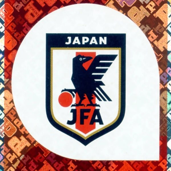 no.998F-1WORLDCHAMPIONSHIP INJAPANステッカー Chrome Trading Card Soccer-Emblem-Japan-Panini Fifa World Cup