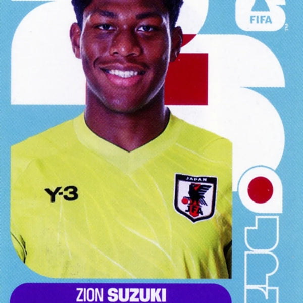 Soccer Trading Card-Zion Suzuki-Japan-Panini Fifa World Cup