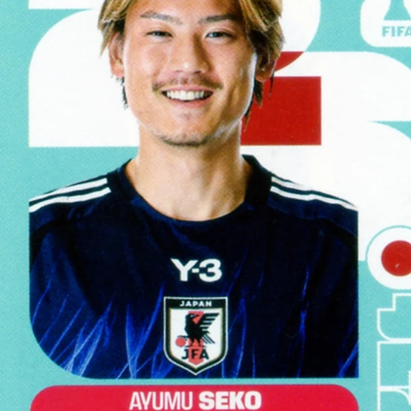 Trading Card Soccer-Ayumu Seko-Japan-Panini Fifa World Cup