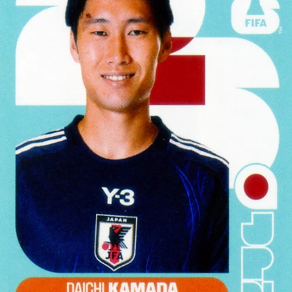 Trading Card Soccer-Daichi Kamada-Japan-Panini Fifa World Cup