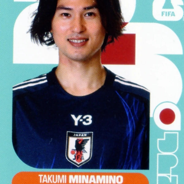 Soccer Trading Card-Takumi Minamino-Japan-Panini Fifa World Cup