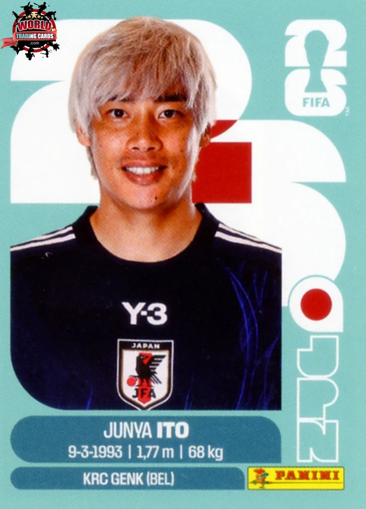 #JPN018 | Panini | Fifa World Cup Stickers | 2026 | Junya Ito | Japan | Base - International version