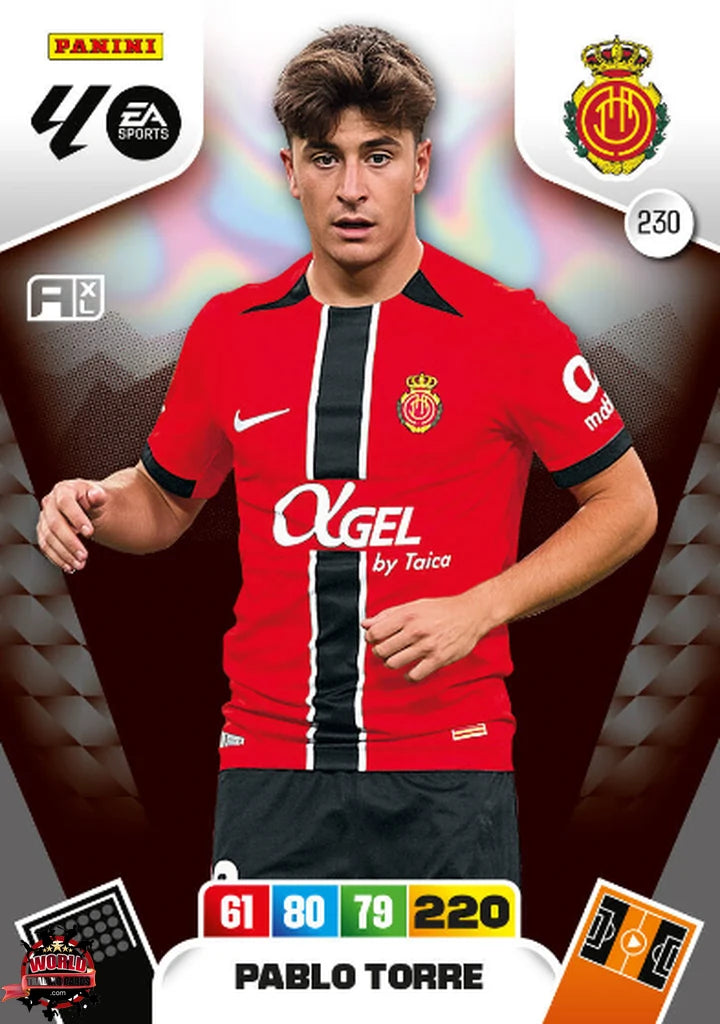 #230 | Adrenalyn XL | La Liga | 2025-2026 | Pablo Torre | RCD Mallorca | Basico