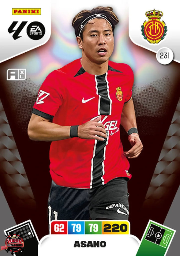 #231 | Adrenalyn XL | La Liga | 2025-2026 | Asano | RCD Mallorca | Basico