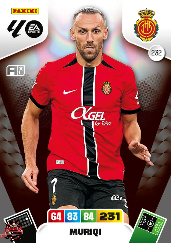 #232 | Adrenalyn XL | La Liga | 2025-2026 | Muriqi | RCD Mallorca | Basico