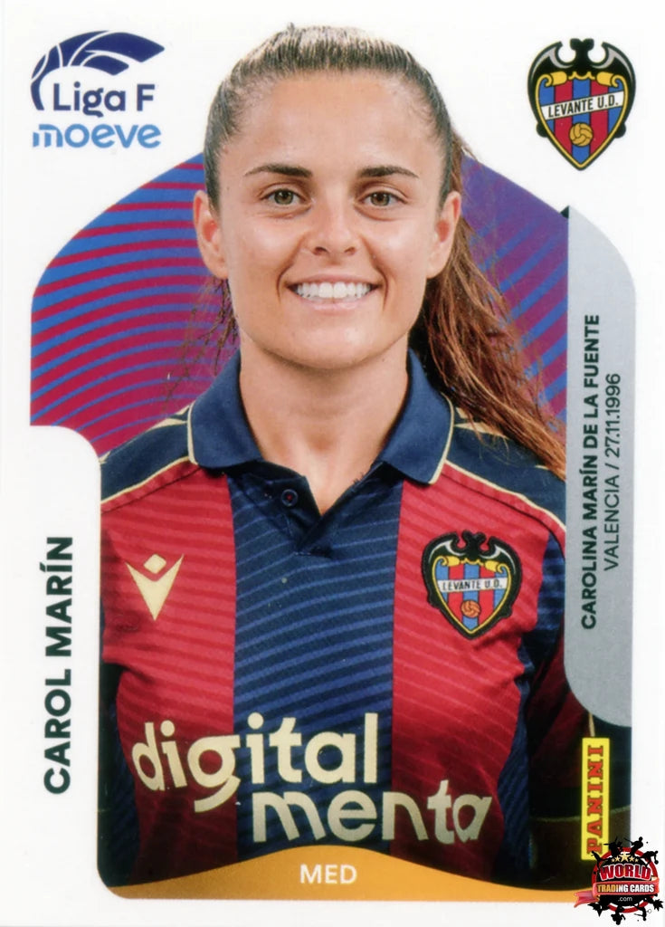 Cromo Trading Card Fútbol-Carol Marín-Levante UD-Panini Liga F Moeve 2025-2026-234-Basico