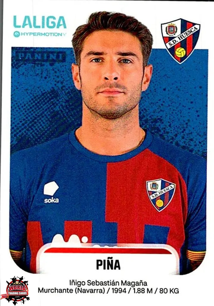 Cromo Trading Card Fútbol-Piña-SD Huesca-Panini La Liga HypermotionV 2025-2026-236-Basico