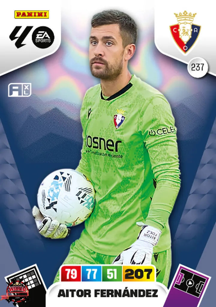 Aitor Fernánder - CA Osasuna - Panini Adrenalyn XL - 2025-2026 - 237 - Basico