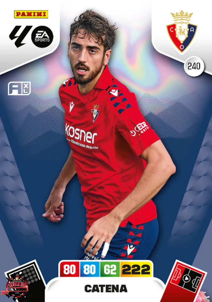 #240 | Adrenalyn XL | La Liga | 2025-2026 | Catena | CA Osasuna | Basico