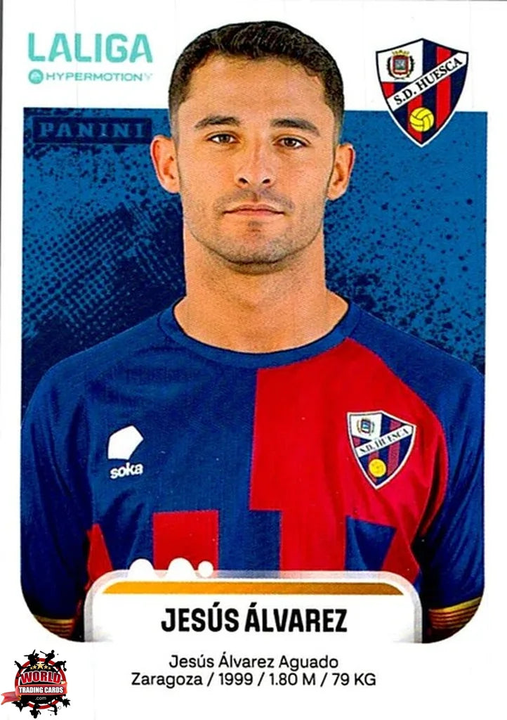 Cromo Trading Card Fútbol-Jesús Álvarez-SD Huesca-Panini La Liga HypermotionV 2025-2026-241B-Basico