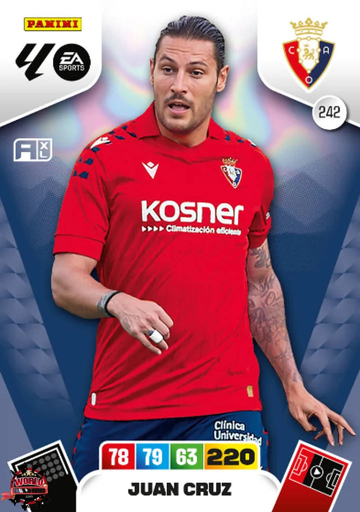#242 | Adrenalyn XL | La Liga | 2025-2026 | Juan Cruz | CA Osasuna | Basico