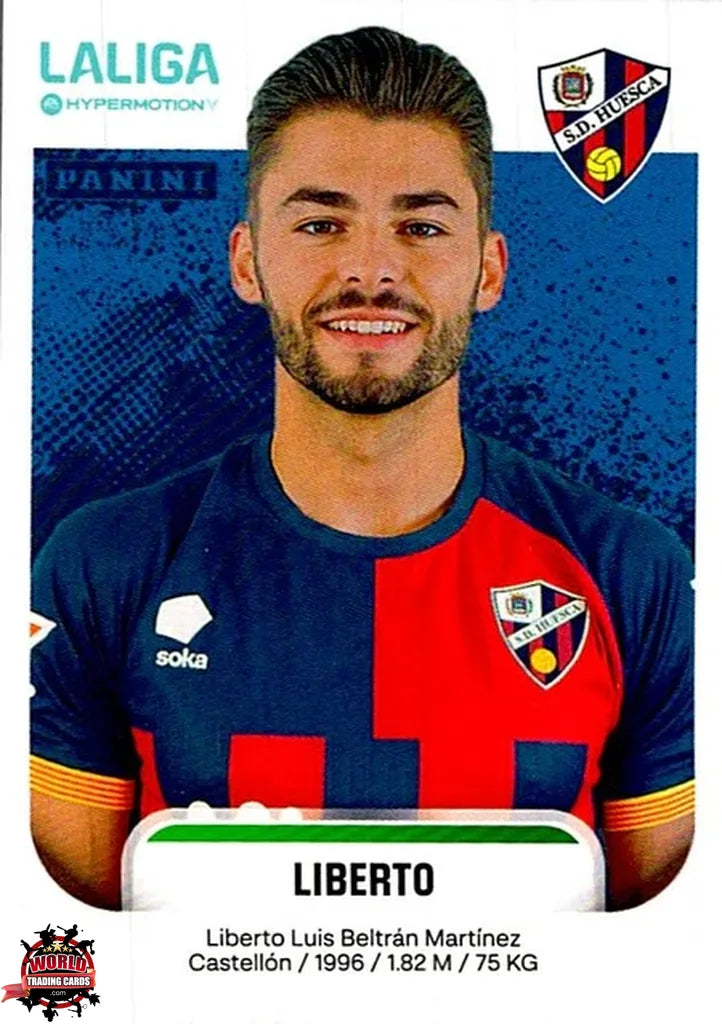 Cromo Trading Card Fútbol-Liberto-SD Huesca-Panini La Liga HypermotionV 2025-2026-245-Basico
