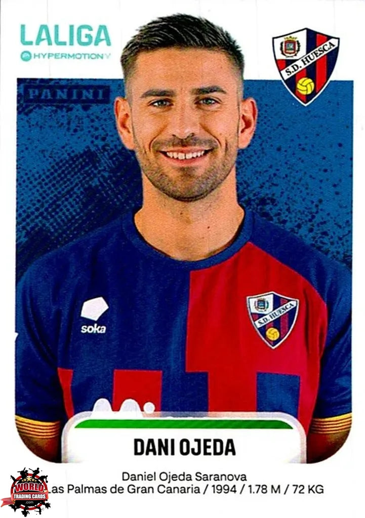 Cromo Trading Card Fútbol-Dani Ojeda-SD Huesca-Panini La Liga HypermotionV 2025-2026-246-Basico